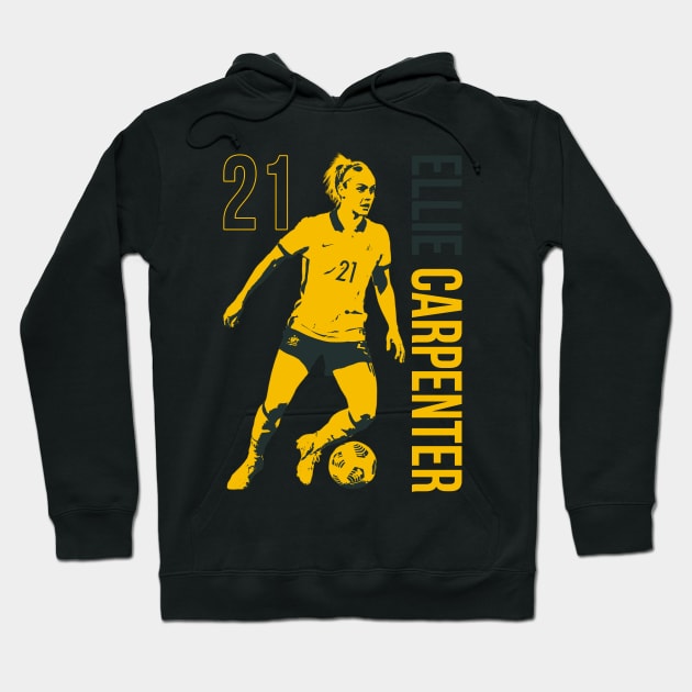 Ellie Carpenter- Matildas, 21 Ellie Carpenter, Ellie Carpenter Hoodie by Hoahip